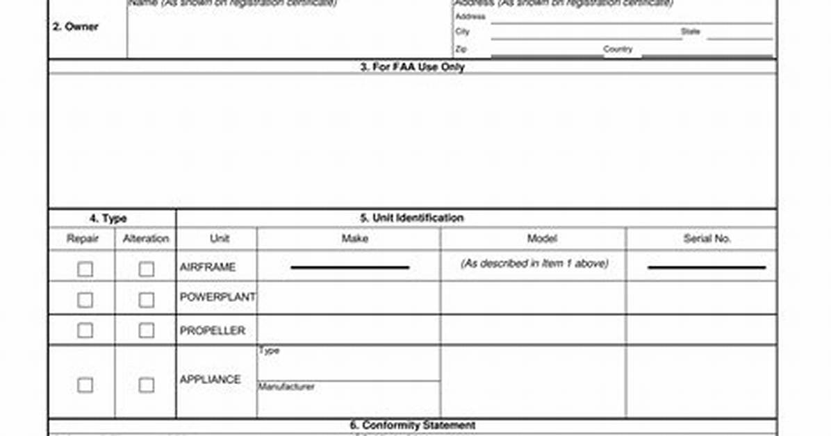Faa Form 337