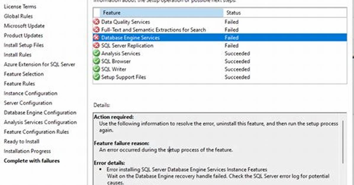 Failed Start for Microsoft Sql Server Database Engine on Linux
