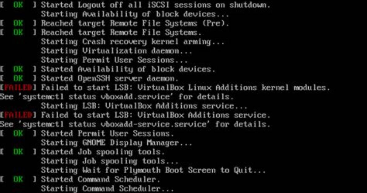 Failed to Start Lsb: Virtualbox Linux Kernel Module [Closed]