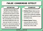 False Consensus Bias