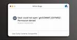 Fatal: Could Not Open '. Git/Commit_Editmsg': Permission Denied