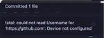 Fatal: Could Not Read Username for 'Https: //Github. Com': No Such File or Directory