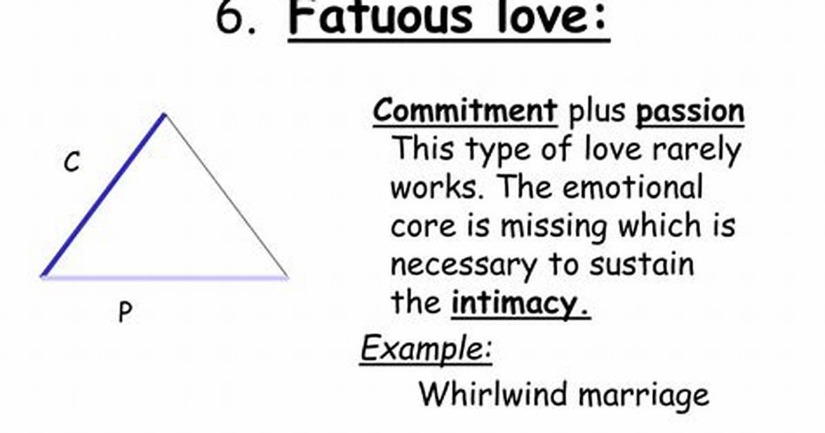 Fatuous Love