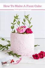 Faux Cake