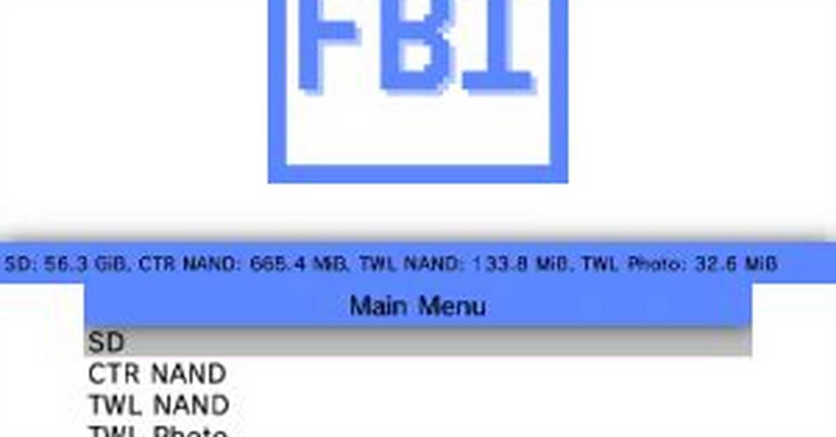 Fbi 3Ds - Gamebrew