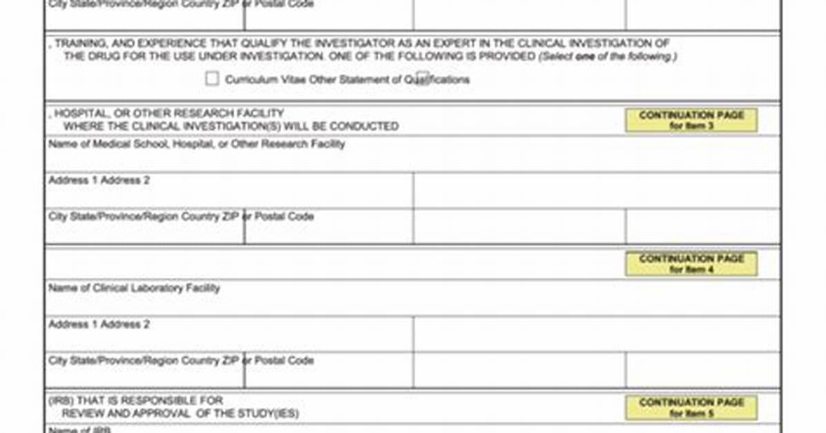 Fda Form 1572