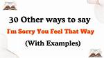 Feel Sorry About