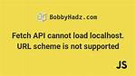 Fetch Api Cannot Load, Url Scheme 'File' Is Not Supported
