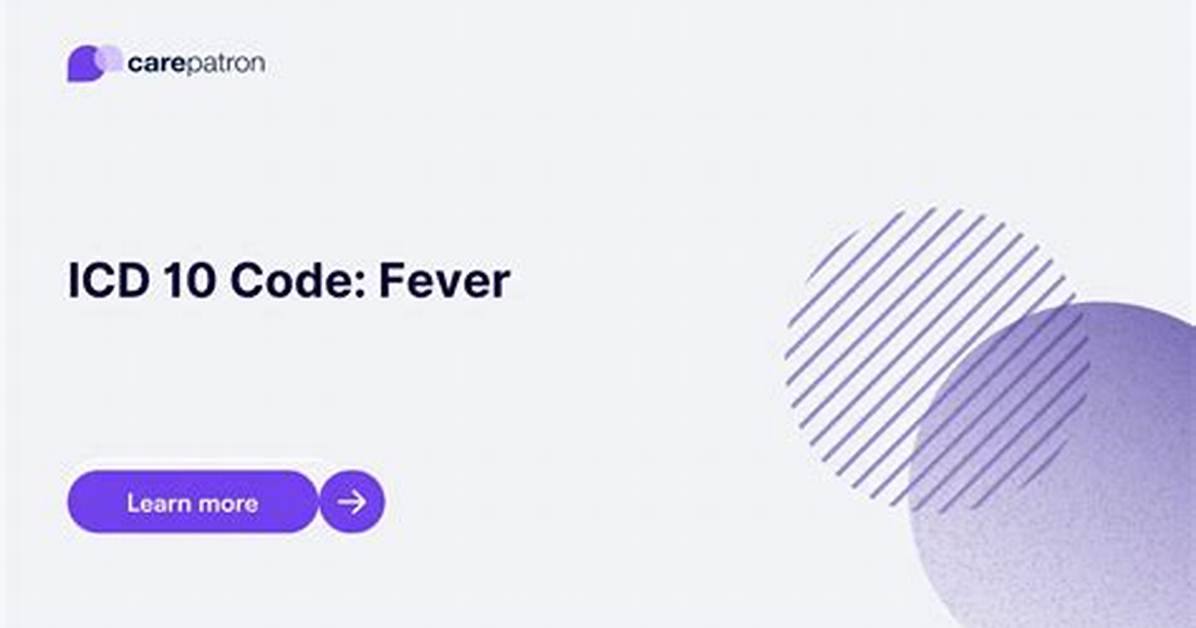 Fever Icd 10 Code