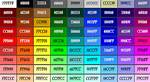 #Fff Color Chart