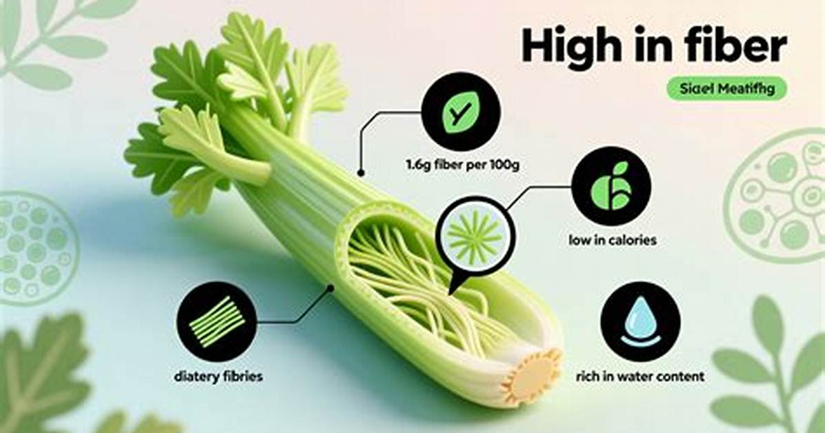 Fiber in Celery