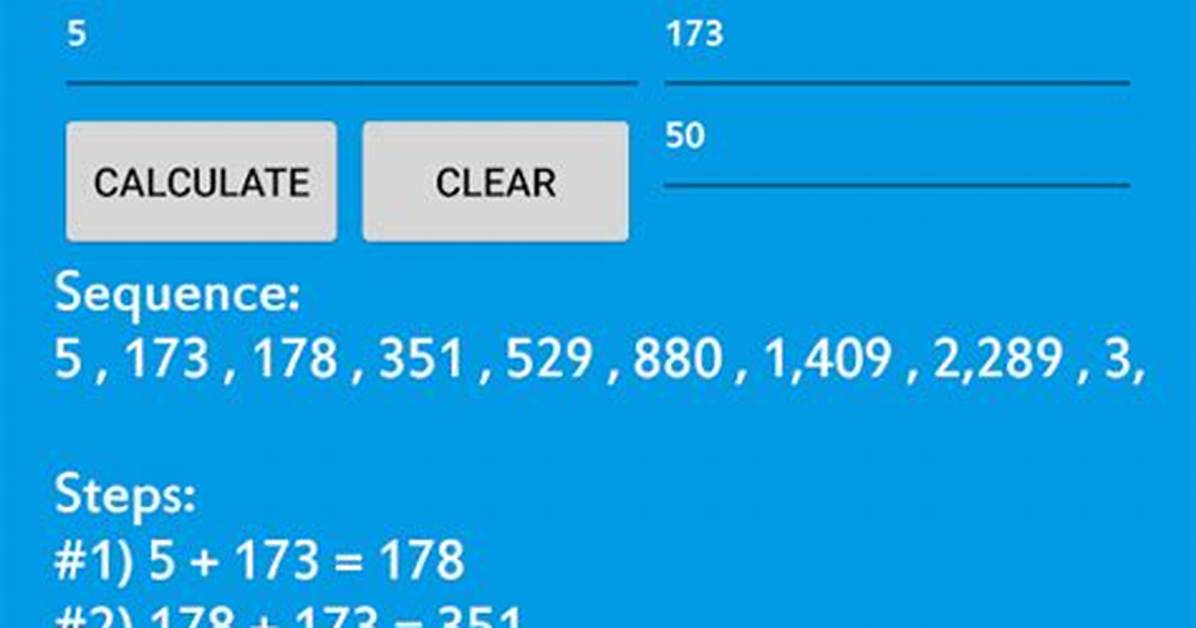 Fibonacci Sequence Calculator