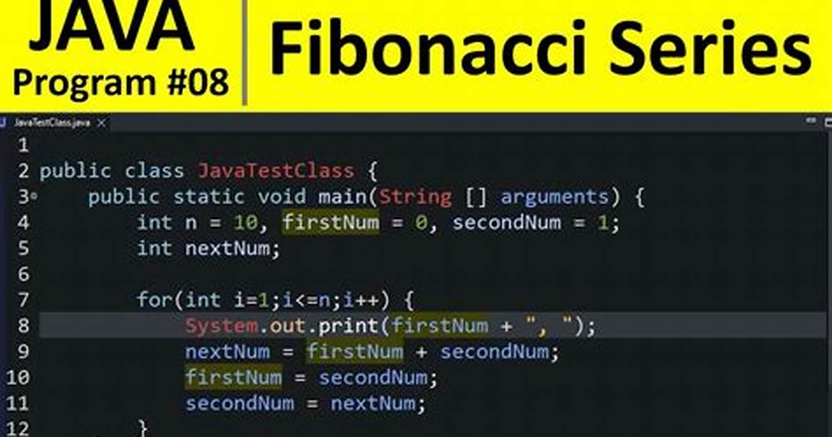 Fibonacci Sequence Java