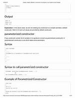 File Constructors Explanation