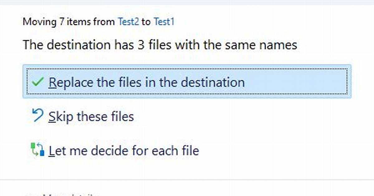 Files. Move Replace_Existing Cannot Be Resolved to a Variable