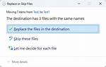 Files. Move Replace_Existing Cannot Be Resolved to a Variable