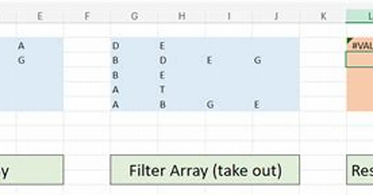 Filter Array Not in Another Array