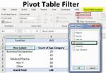 Filter Excel Pivot Table Using Vba