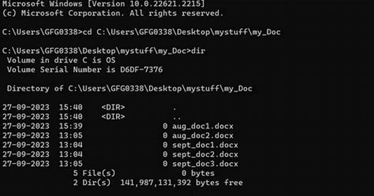 Find a Directory/Folder with Cmd Without Knowing Full Path
