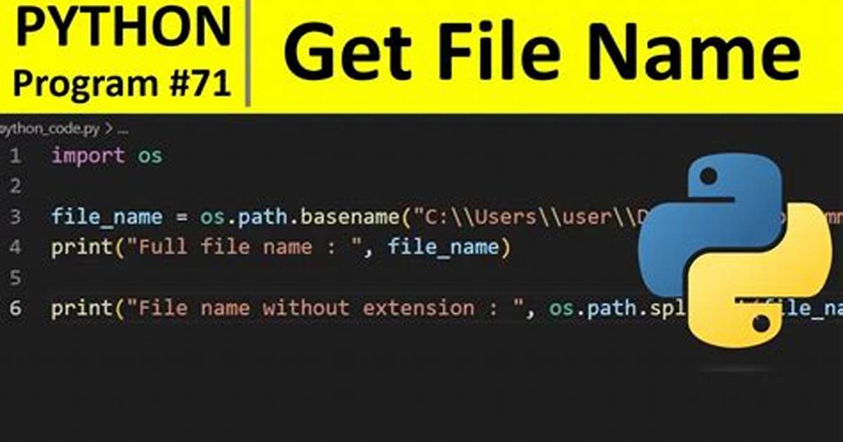Find a File in Python