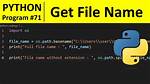 Find a File in Python