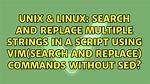 Find and Replace Strings in Vim on Multiple Lines