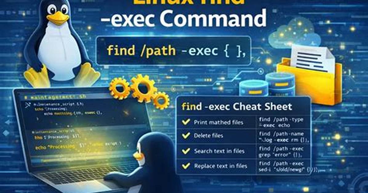 Find -Exec with Multiple Commands