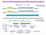 Find Limiting Reactant