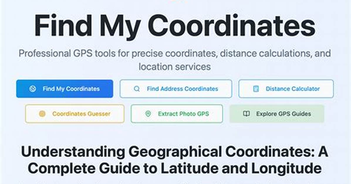 Find My Coordinates