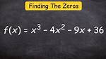Find Zeros