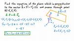 Finding a Perpendicular Plane