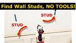 Finding a Stud Without a Stud Finder