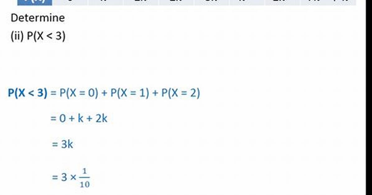 Finding Probability $P(X