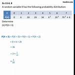 Finding Probability $P(X