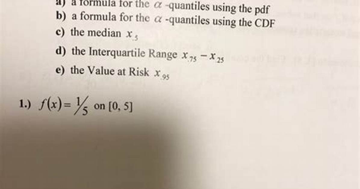 Finding Quantiles in Julia
