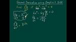 Finding Second Derivative Using Implicit Differentiation