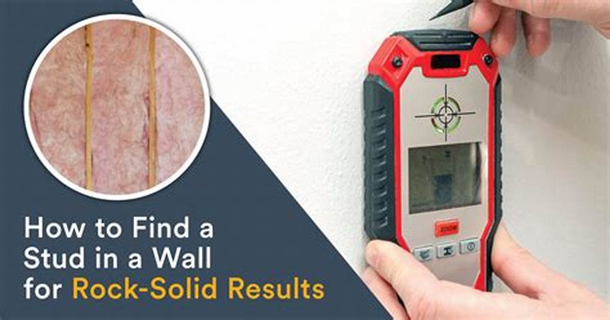 Finding Studs in Wall