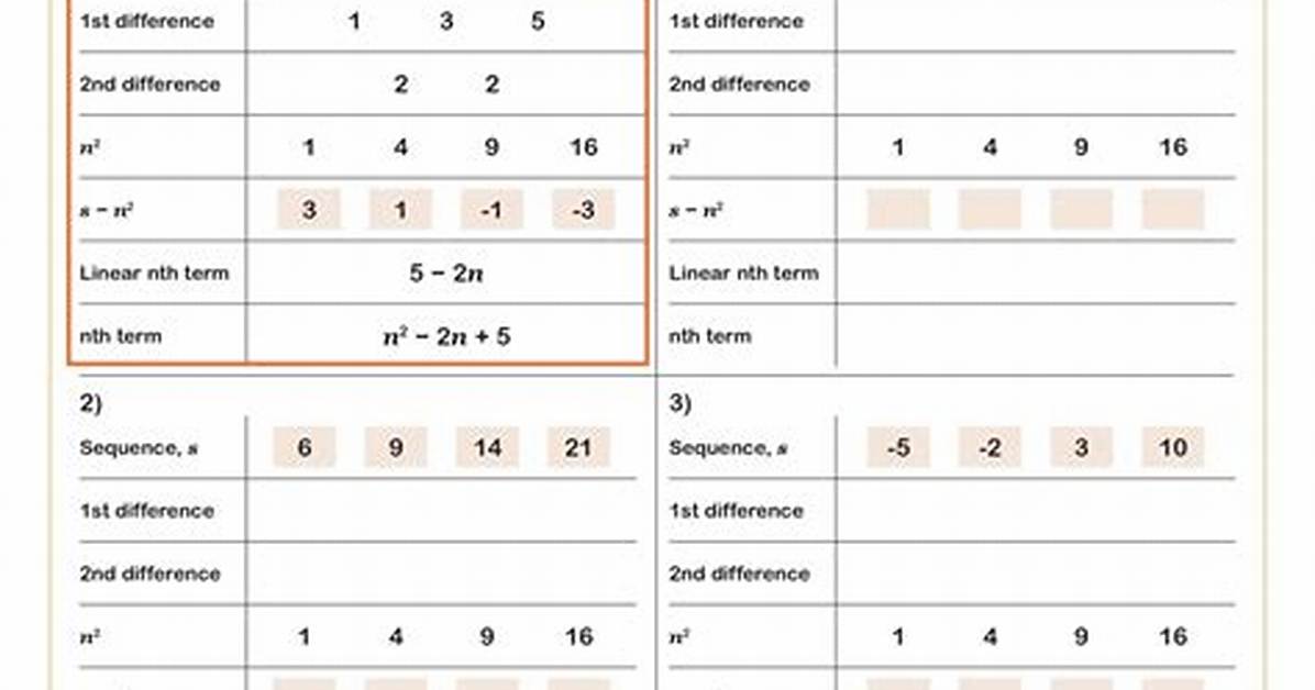 Finding the First 3 Terms