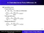 Finite Differences Second Derivative as Successive Application of the First Derivative