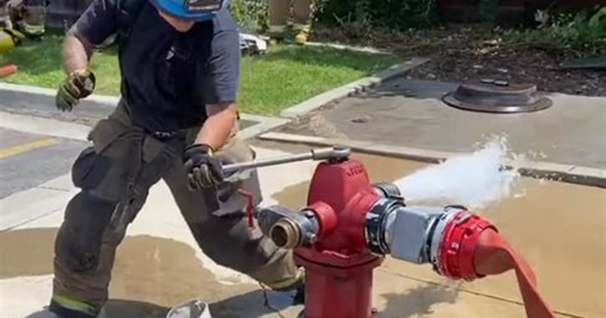 Firefighter's Hydrant Hookup