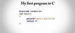 (First C Program / Hello World) Keep Getting Syntax Error [Duplicate]