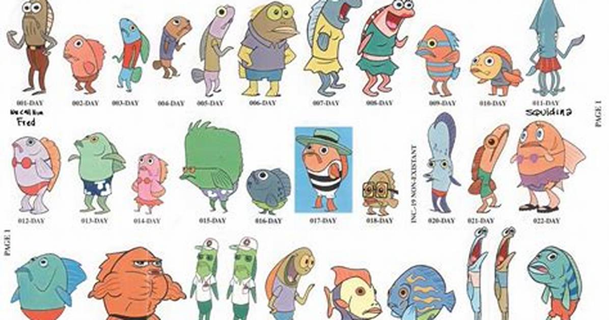 Fish Spongebob Characters