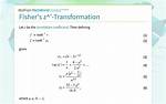 Fisher Transformation 0.75