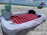 Fitted Sheet Beach Hacks: This Fitted Beach Sheet and a Bucket Is This Mother’s Secret to a Sand-Free Beach Trip!