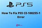 Fixing Ps5 Error Code Ce-108255-1