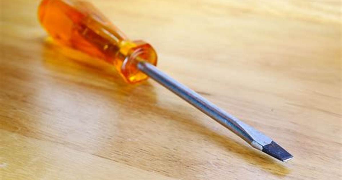 Flat Head Screwdriver