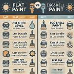 Flat Paint vs Eggshell