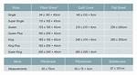 Flat Sheet Sizes