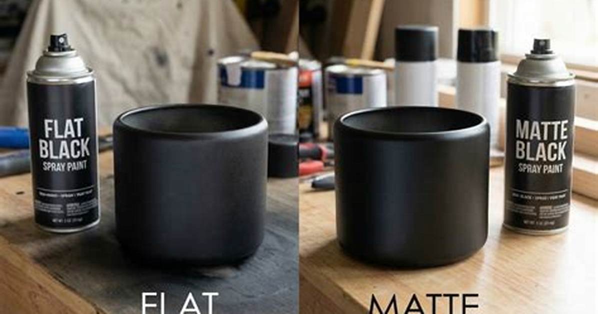 Flat vs Matte