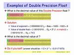 'Float' Vs. 'Double' Precision